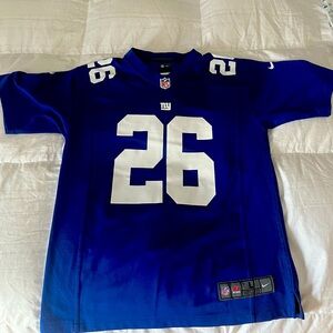 Saquon Barkley New York Giants Nike Jersey Boys Size Large.
